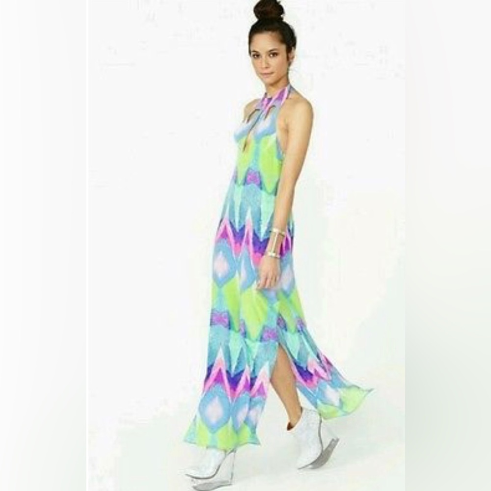 Nasty Gal Bright Cutout Dress - Picture 2 of 10